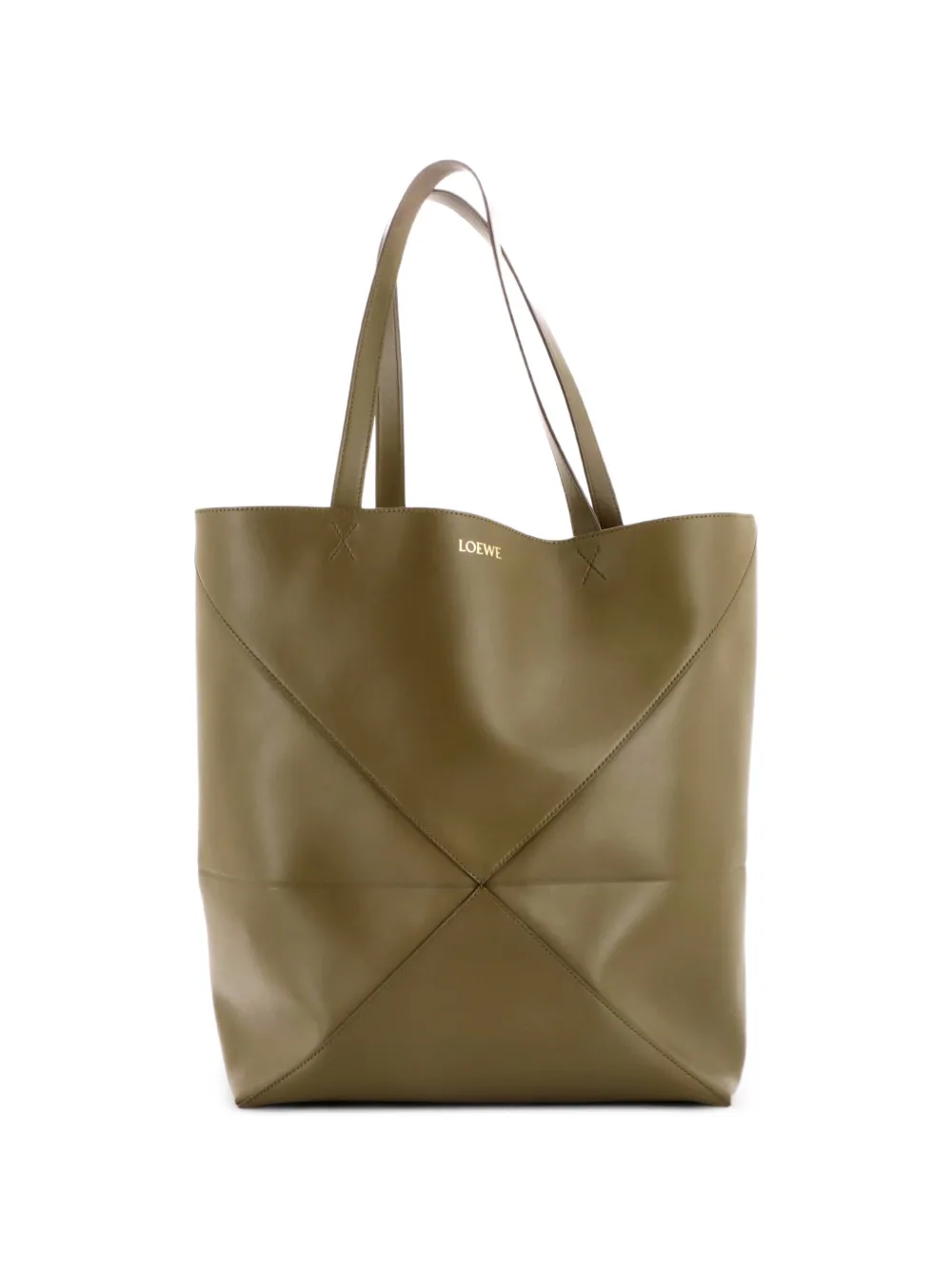 Loewe Pre-Owned Puzzle Fold Leather Large tote bag - Grün