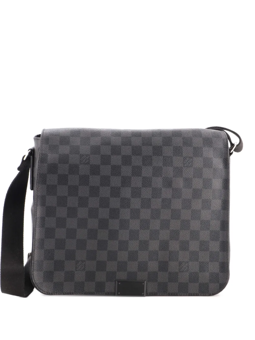 Louis Vuitton Pre-Owned District Messenger Bag Damier Graphite MM crossbody bag - Nero