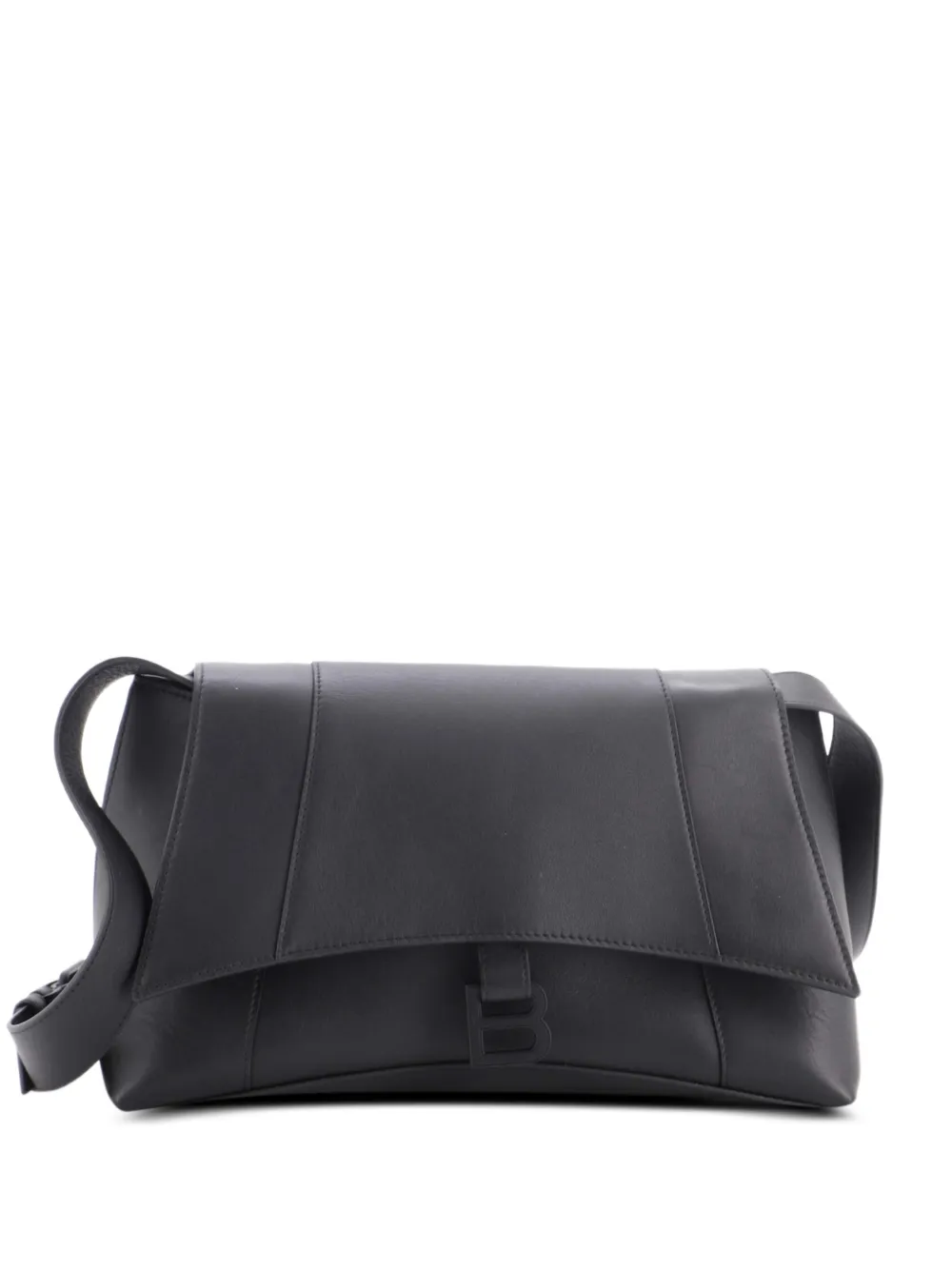 Balenciaga Pre-Owned Downtown Soft Hourglass Shoulder Bag Leather Medium crossbody bag - Schwarz