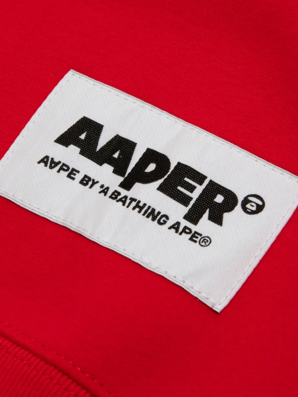 AAPE BY *A BATHING APE Aaper sweater met grafische print Rood
