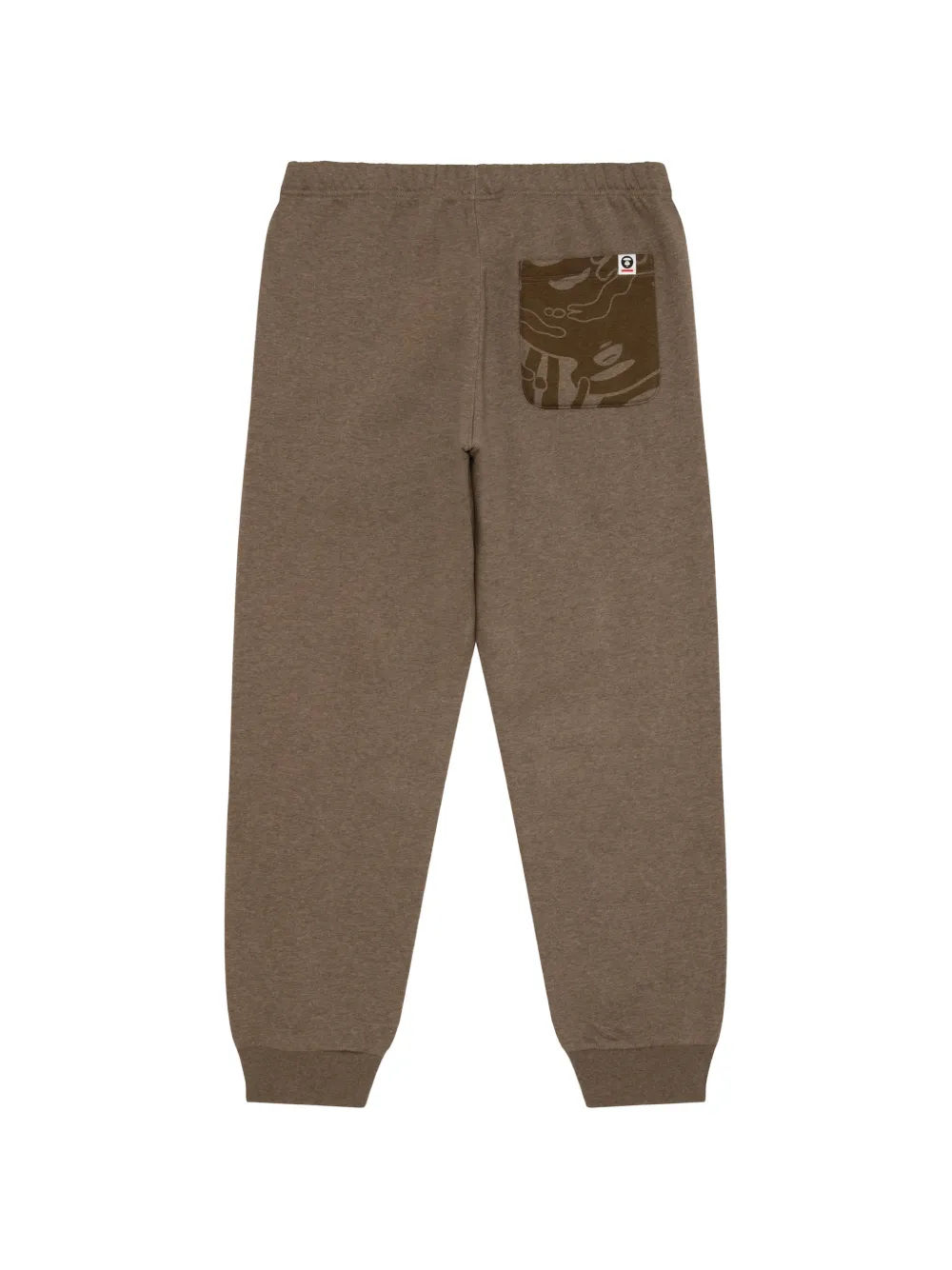 AAPE BY *A BATHING APE Trainingsbroek met logoprint Bruin
