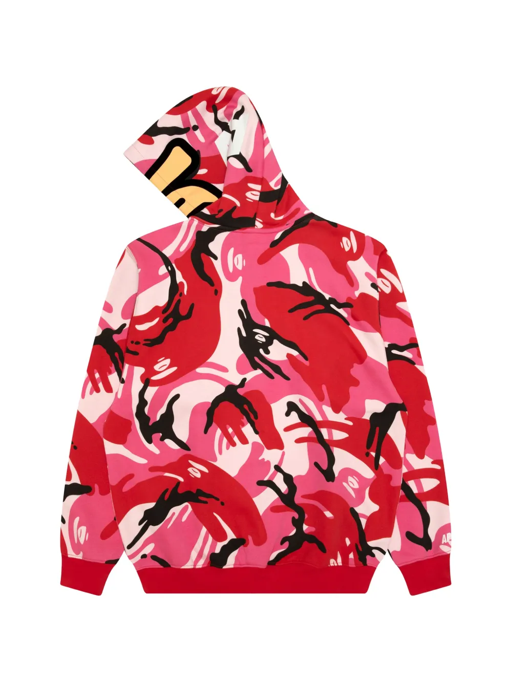 AAPE BY *A BATHING APE graphic-print zip-up hoodie Roze