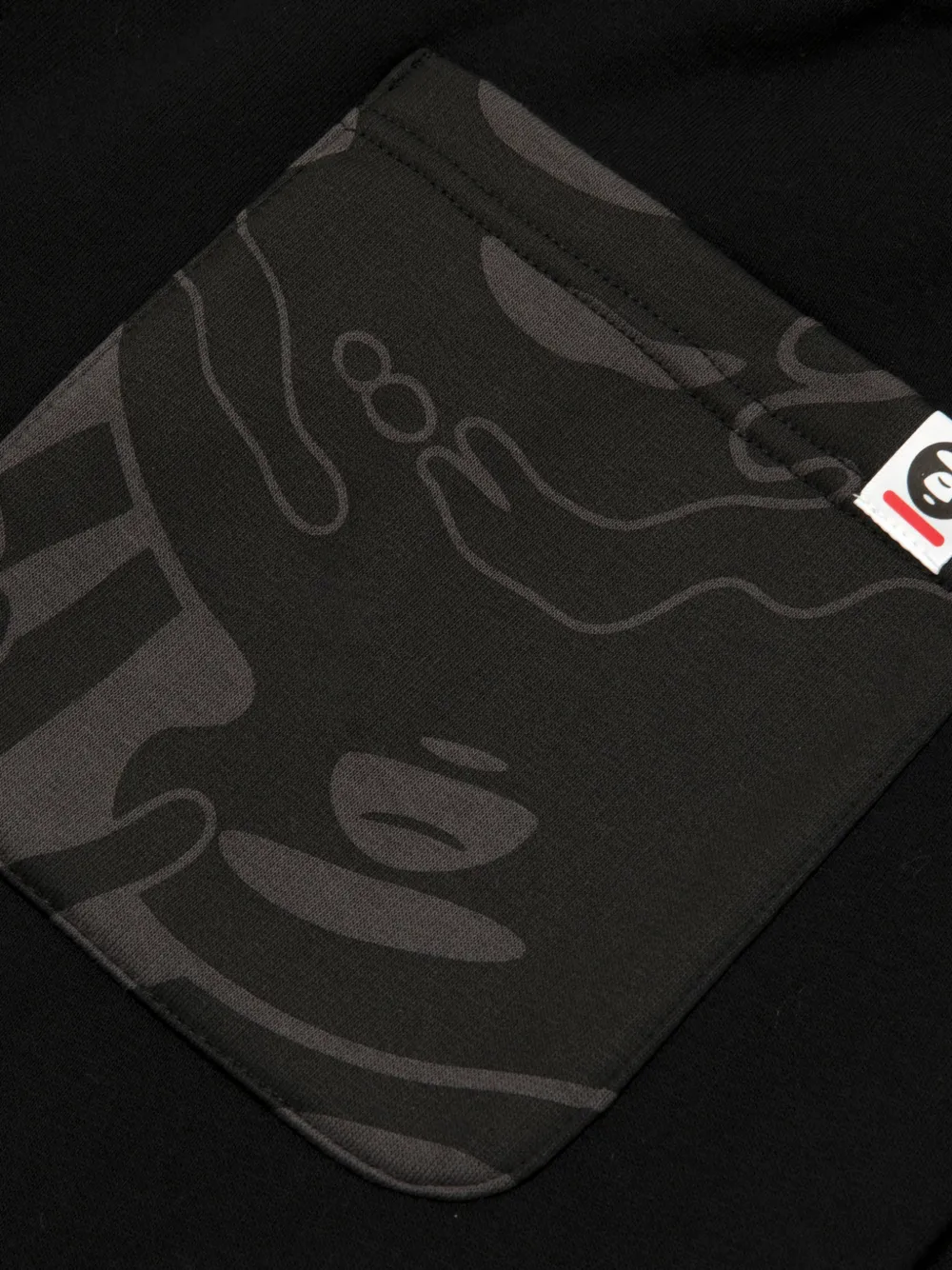 AAPE BY *A BATHING APE Trainingsbroek met logoprint Zwart