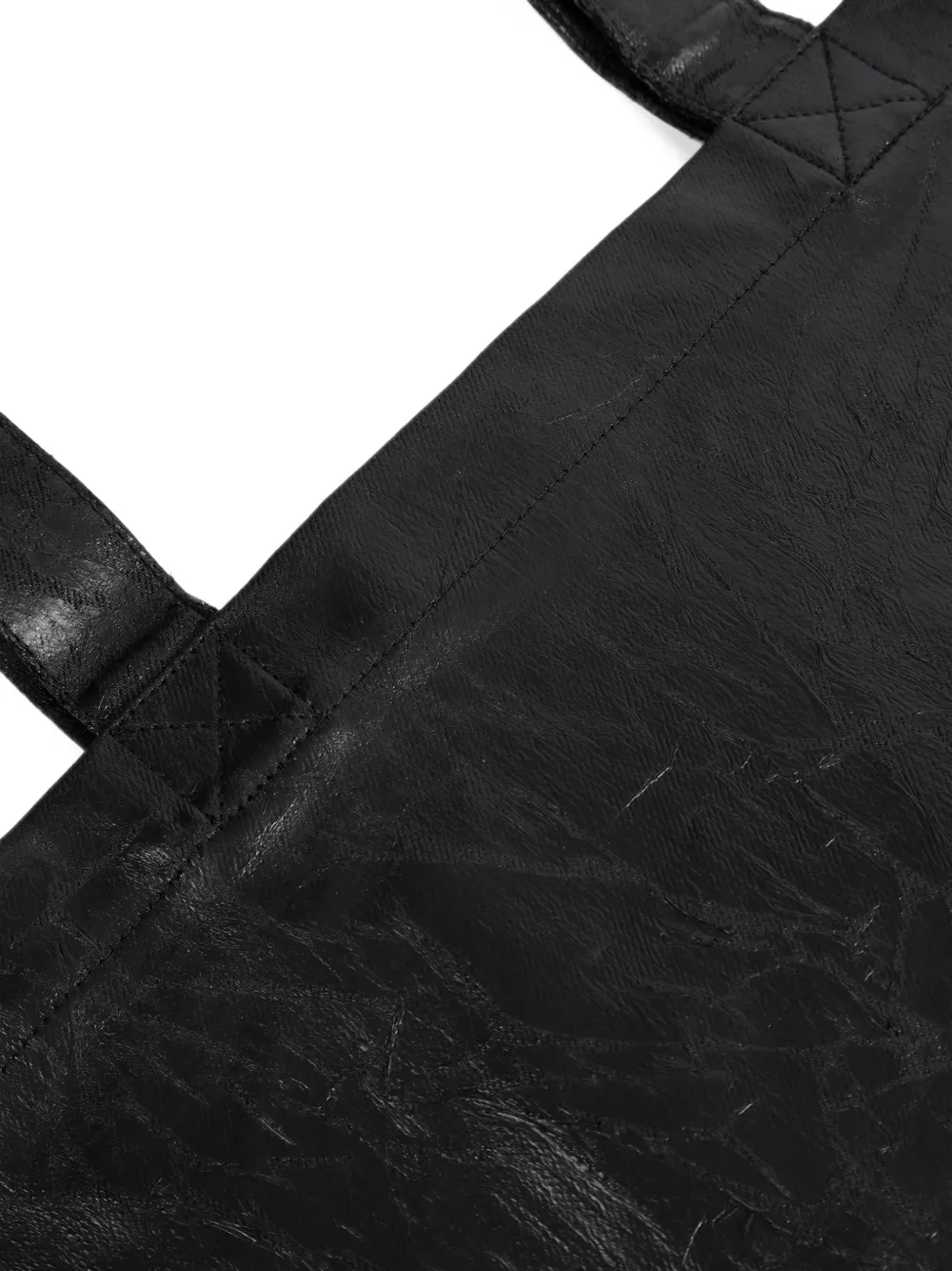 Rick Owens DRKSHDW Temple Megacrust denim shopper Zwart