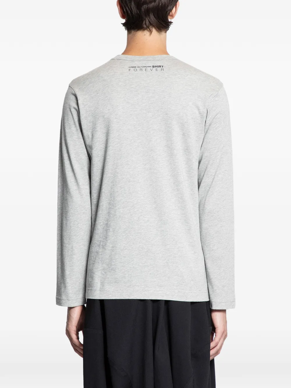 Comme Des Garçons Shirt Forever T-shirt met lange mouwen Grijs