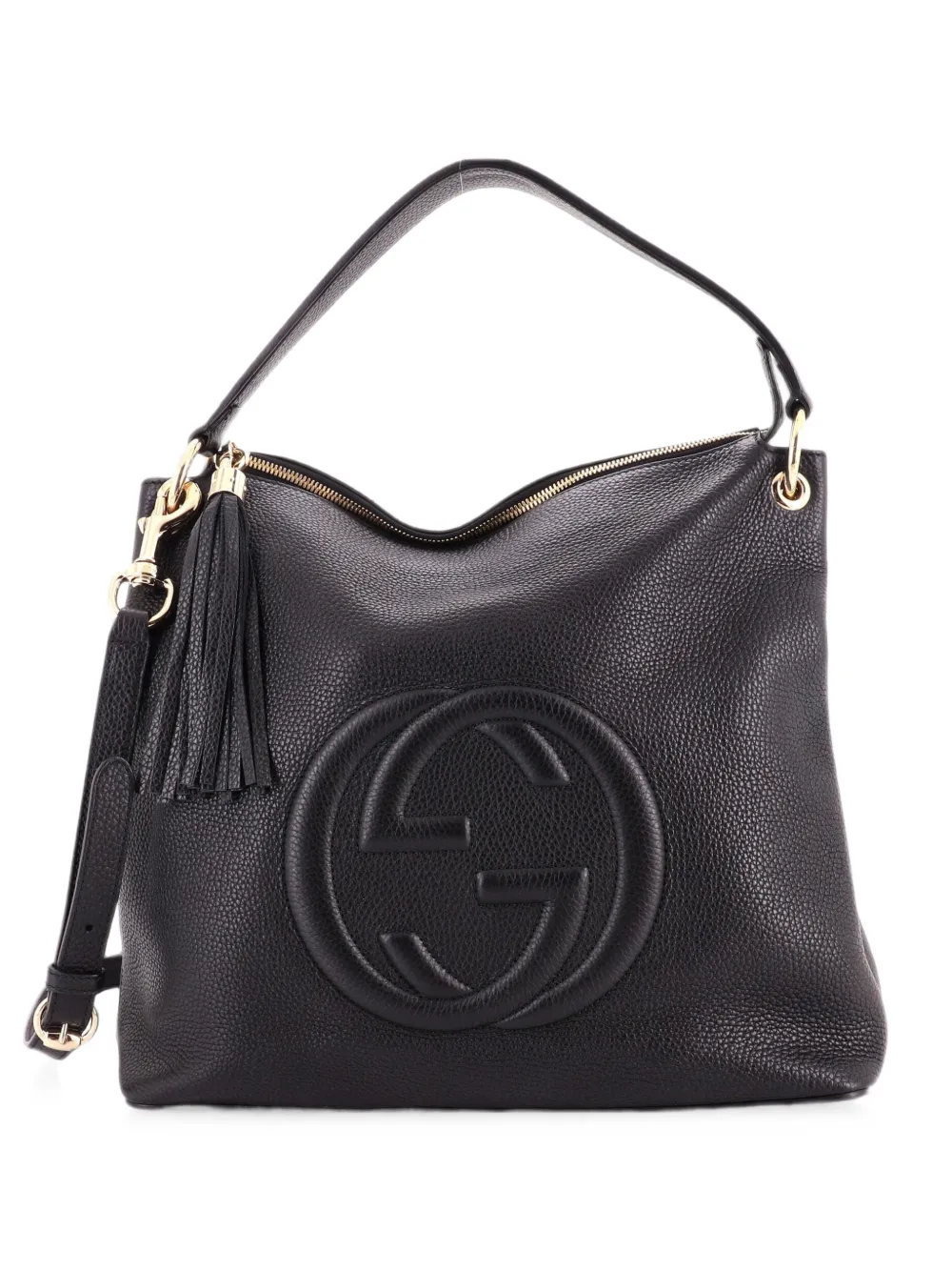 Gucci Pre-Owned Soho Convertible Leather Large hobo bag - Schwarz