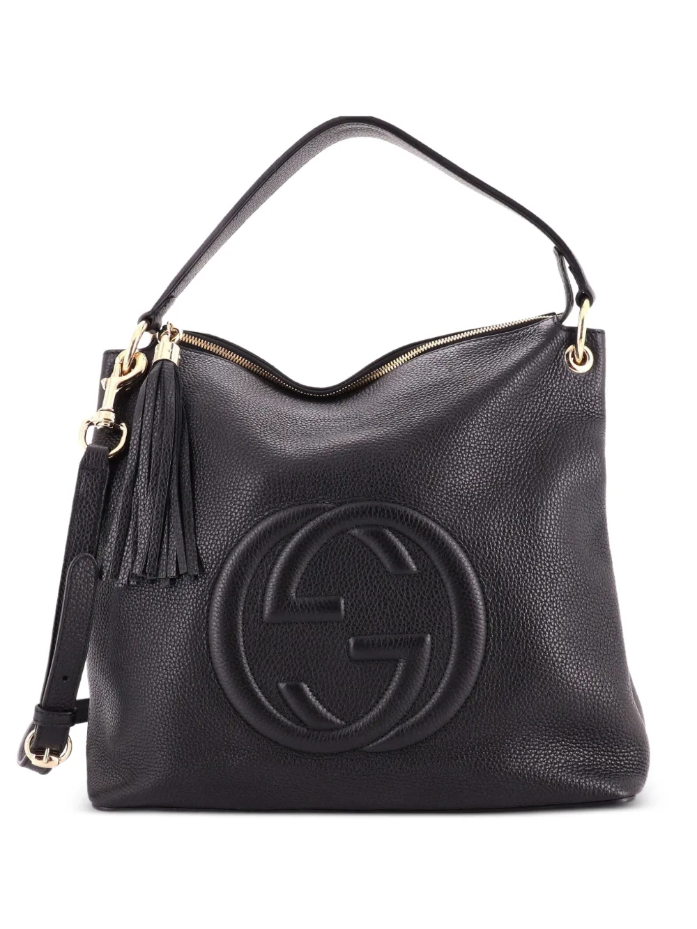 Gucci Pre-Owned Soho Convertible Leather Large hobo bag - Schwarz