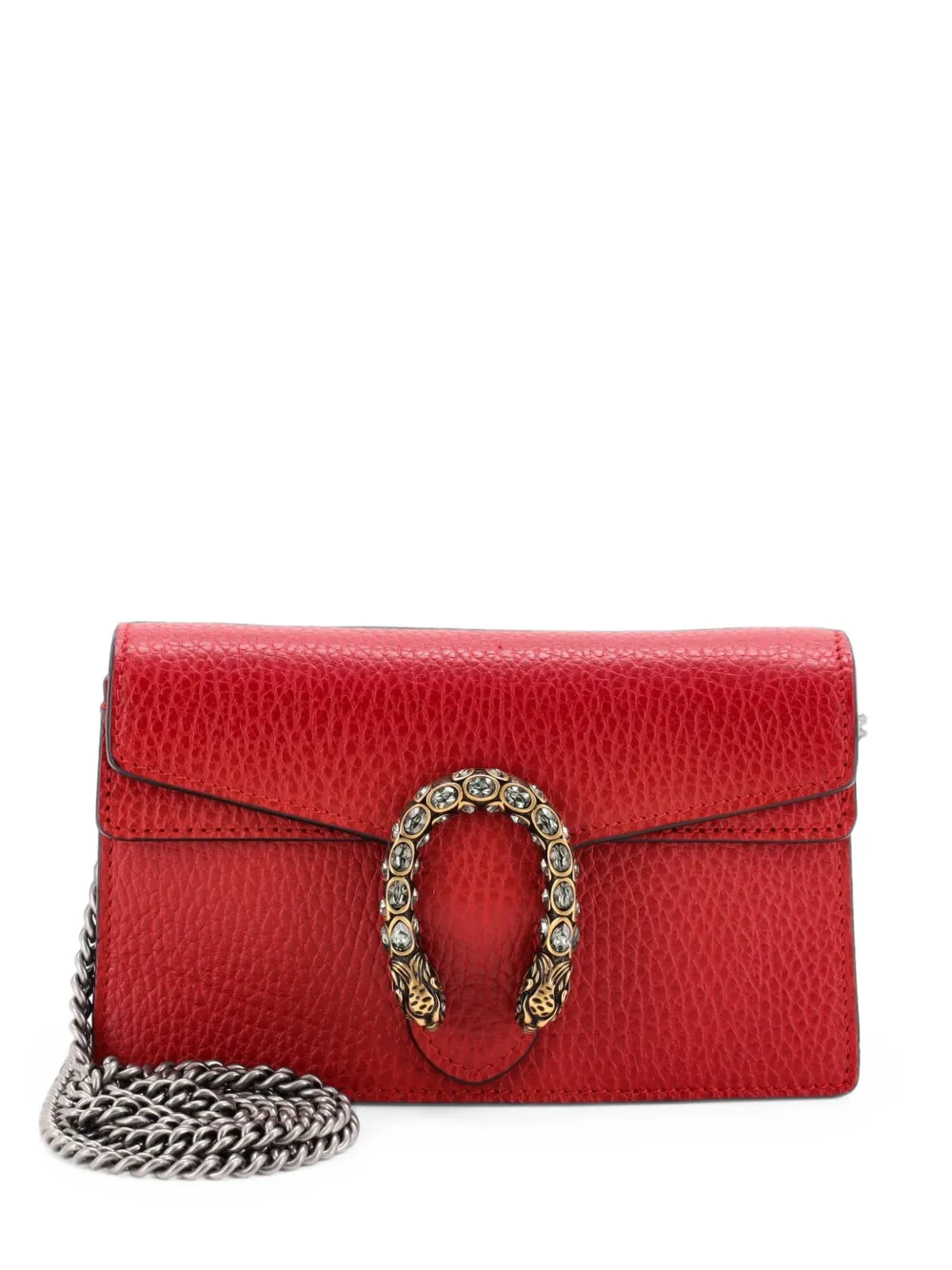 Gucci Pre-Owned mini pochette Dionysus Bag en cuir - Rouge Gucci Pre-Owned mini pochette Dionysus Bag en cuir - Rouge