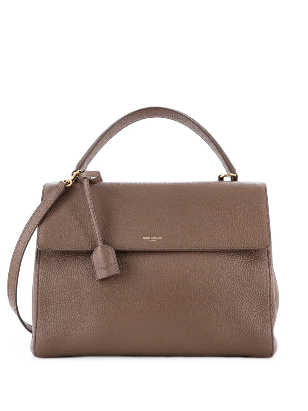 Saint Laurent Pre-Owned sac à main Moujik modèle moyen en cuir - Marron Saint Laurent Pre-Owned sac à main Moujik modèle moyen en cuir - Marron