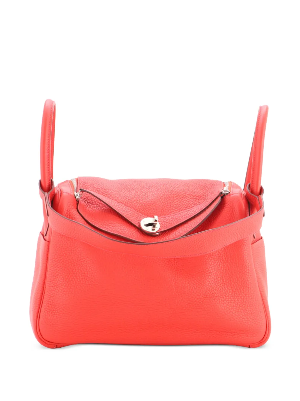 Hermès Pre-Owned Lindy Bag Clemence 30 shoulder bag - Rot
