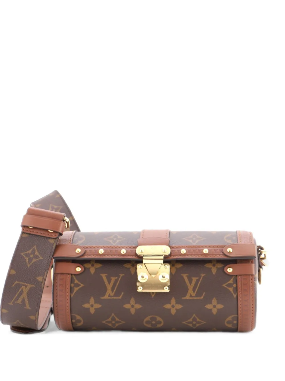 Louis Vuitton Pre-Owned Papillon Trunk Bag Monogram Canvas shoulder bag - Braun