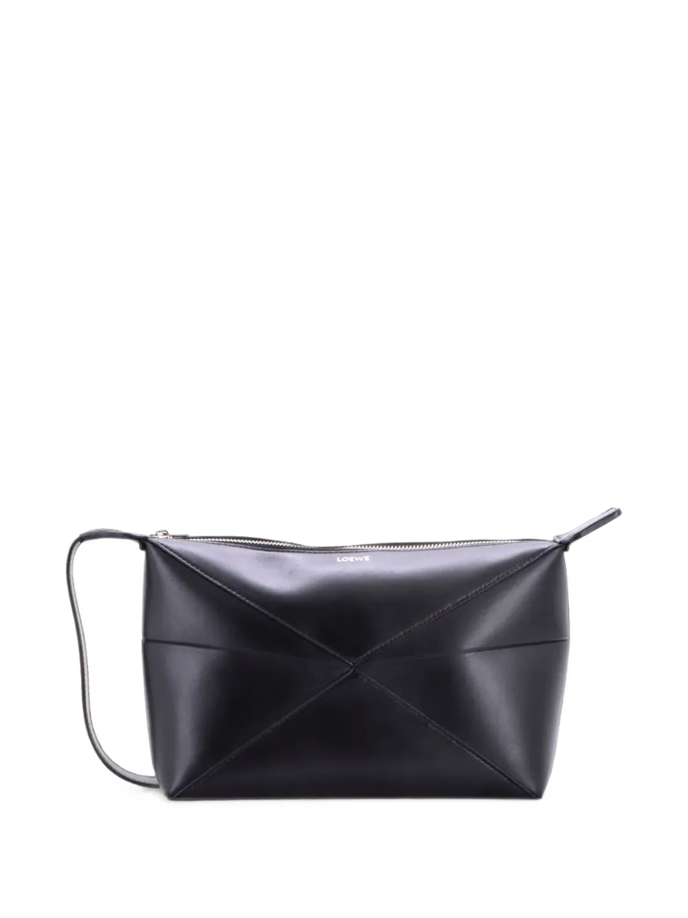Loewe Pre-Owned pochette Puzzle Fold Wash Bag - Noir Loewe Pre-Owned pochette Puzzle Fold Wash Bag - Noir