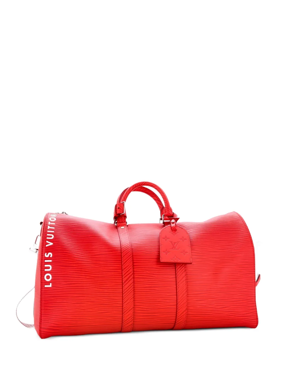 Louis Vuitton Pre-Owned Keepall Bandouliere Bag Logo Embossed XL Epi Leather 50 travel bag - Rot