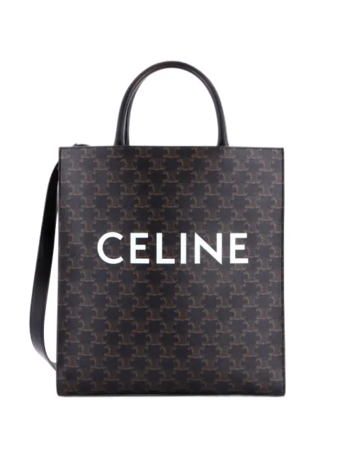 Celine Pre-Owned bolso shopper Vertical Cabas mediano de lona revestida Triomphe