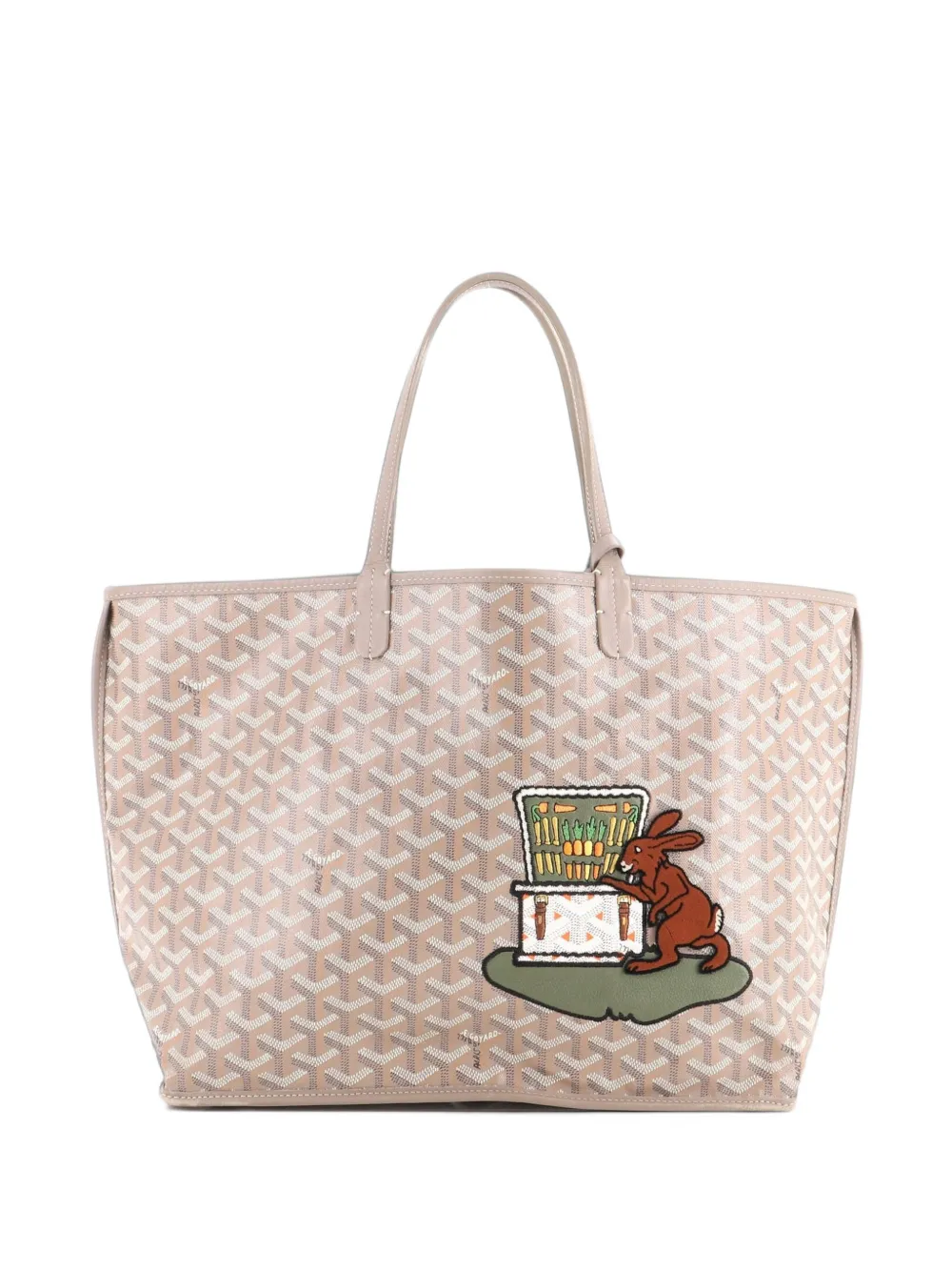 Goyard Pre-Owned Anjou Reversible Embroidered Coated Canvas PM tote bag - Gris