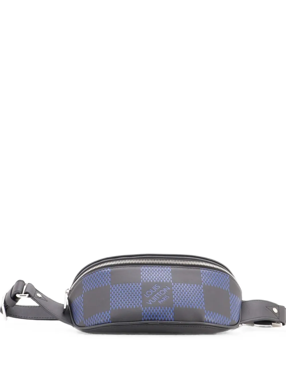 Louis Vuitton Pre-Owned sac banane CCampus en cuir Damier Infini 3D - Bleu Louis Vuitton Pre-Owned sac banane CCampus en cuir Damier Infini 3D - Bleu
