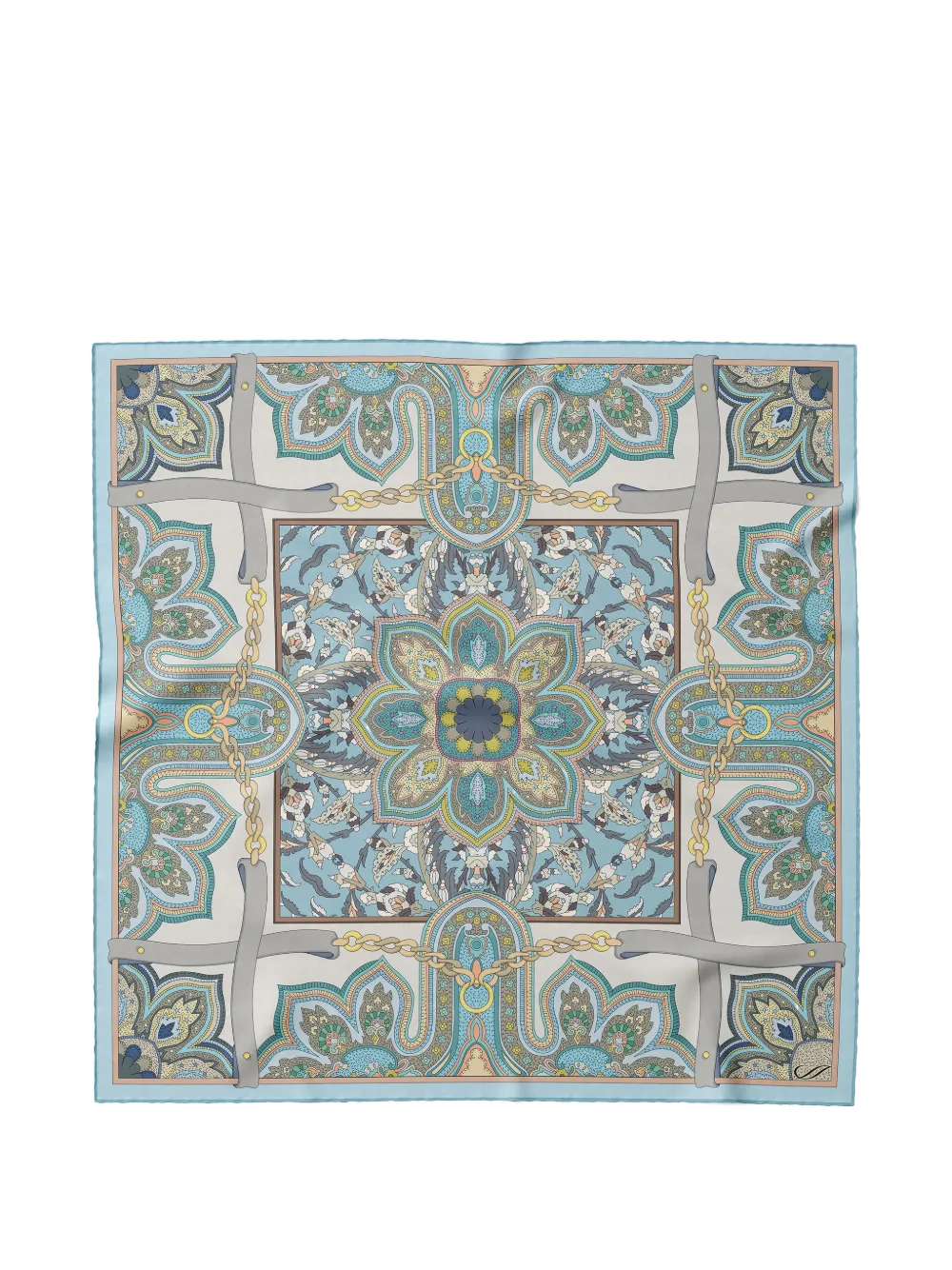 Elizabetta Francesca silk scarf - Blu
