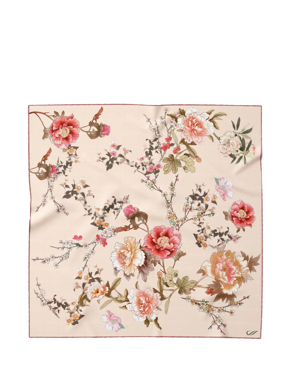 Elizabetta Carina floral-print bandana - Rosa
