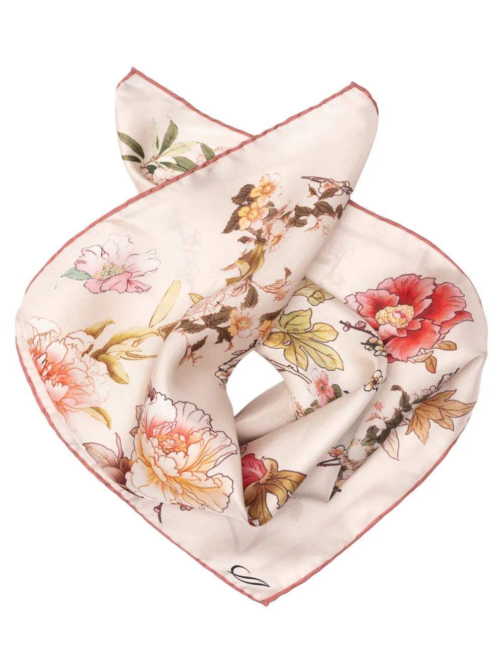 Elizabetta Carina floral-print bandana Roze