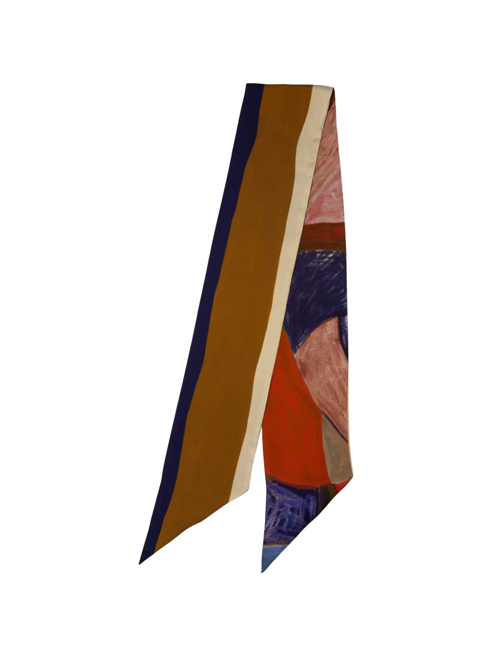 Elizabetta Lia silk scarf - Marrone