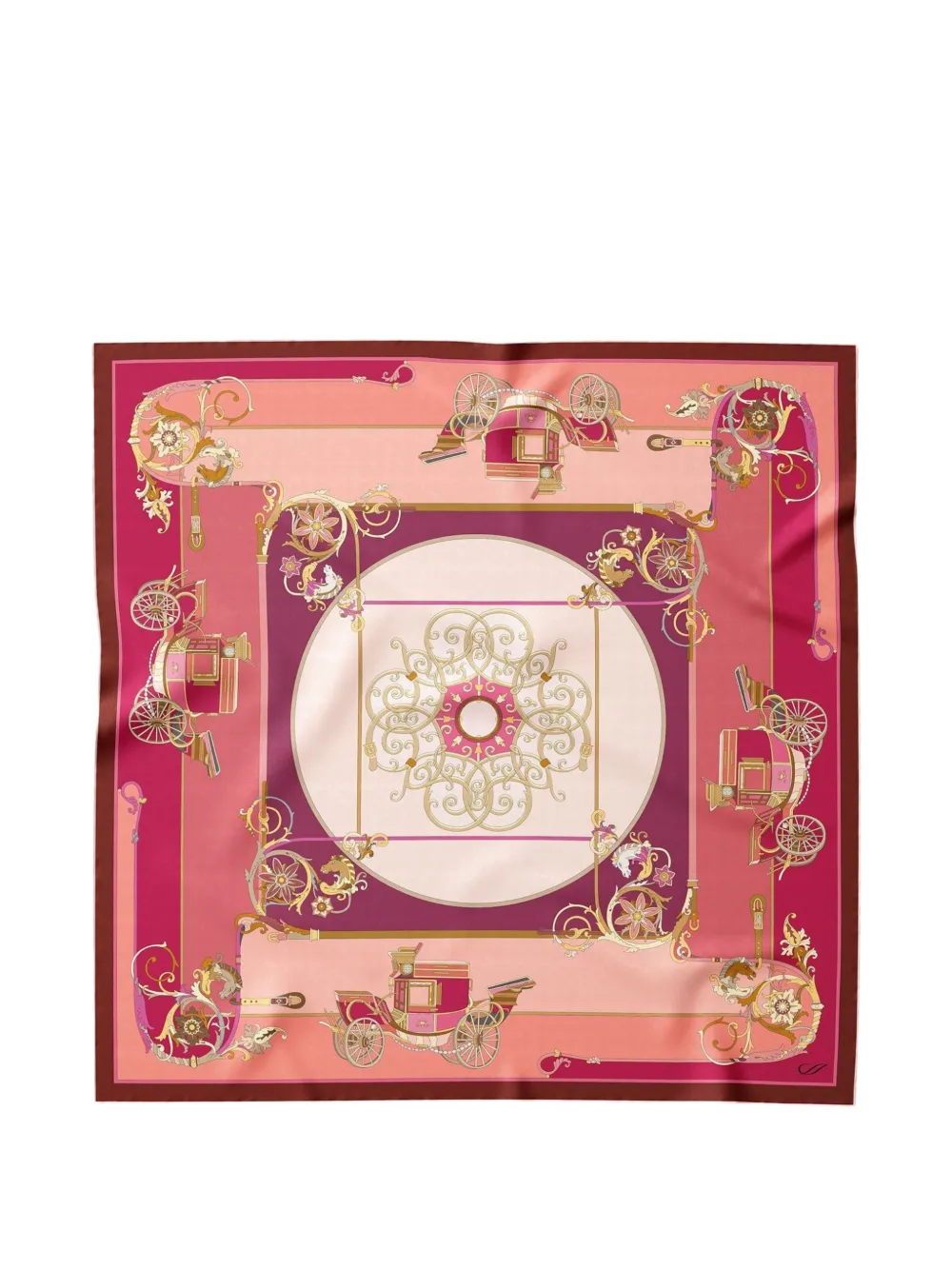 Elizabetta Carozza silk scarf - Rosa