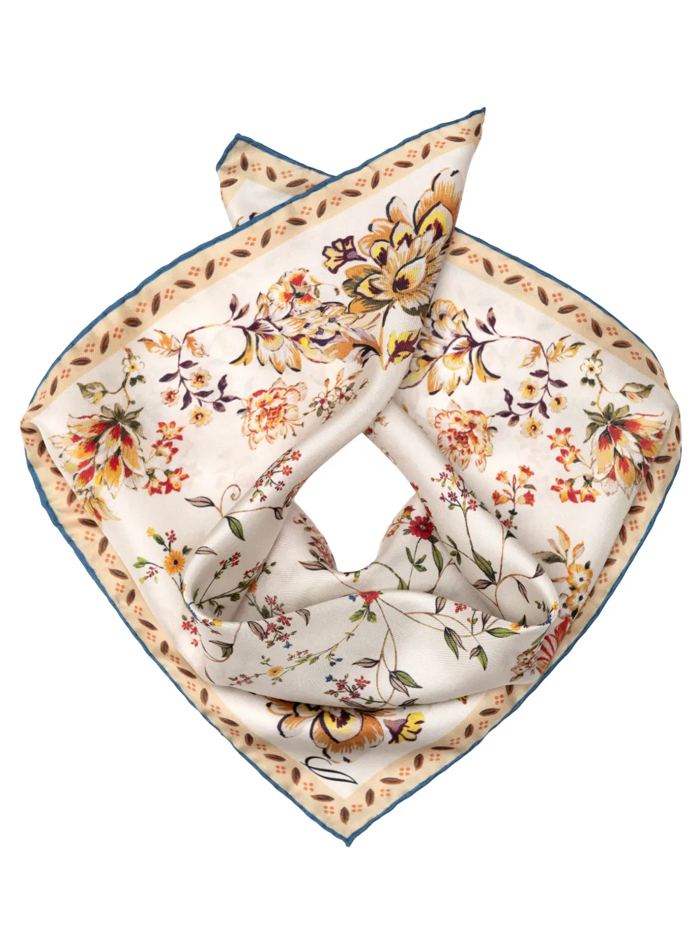 Elizabetta Jenna zijden sjaal Beige