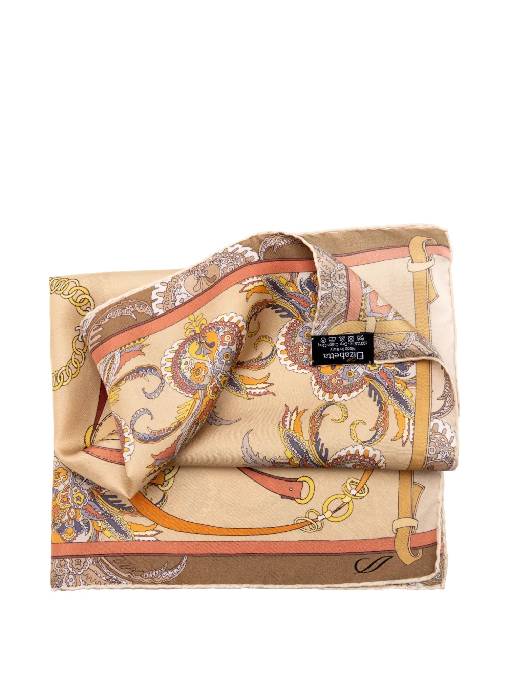 Elizabetta Camilla silk bandana Beige