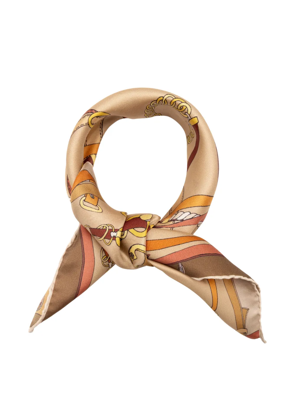 Elizabetta Camilla silk bandana Beige