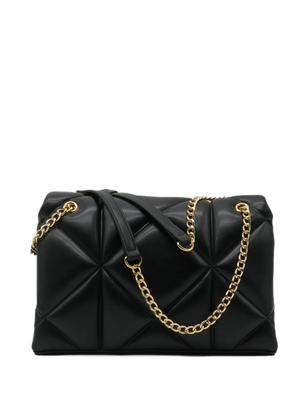 Love Moschino Schoudertas met logoplakkaat Zwart