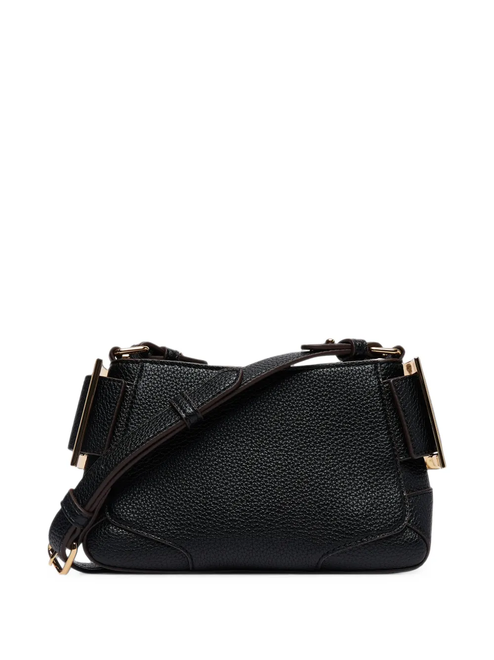 Love Moschino Crossbodytas met gespdetail en textuur Zwart