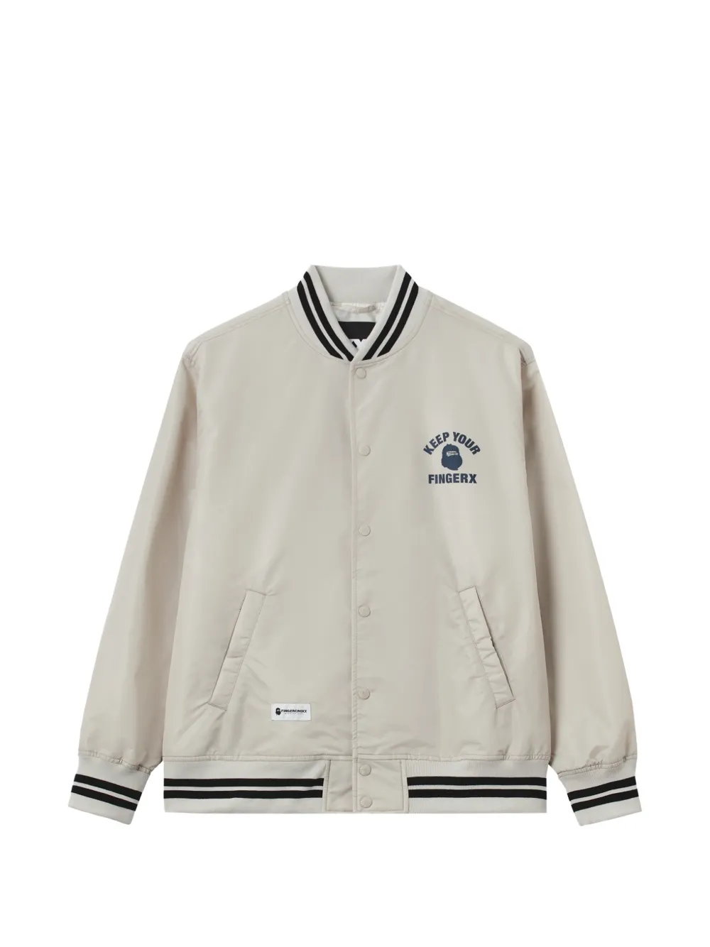 FINGERCROXX Bomberjacke mit Logo-Print - Nude
