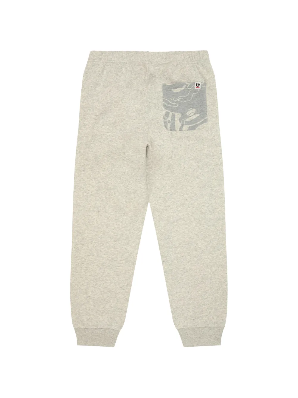 AAPE BY *A BATHING APE Trainingsbroek met logopatch Grijs