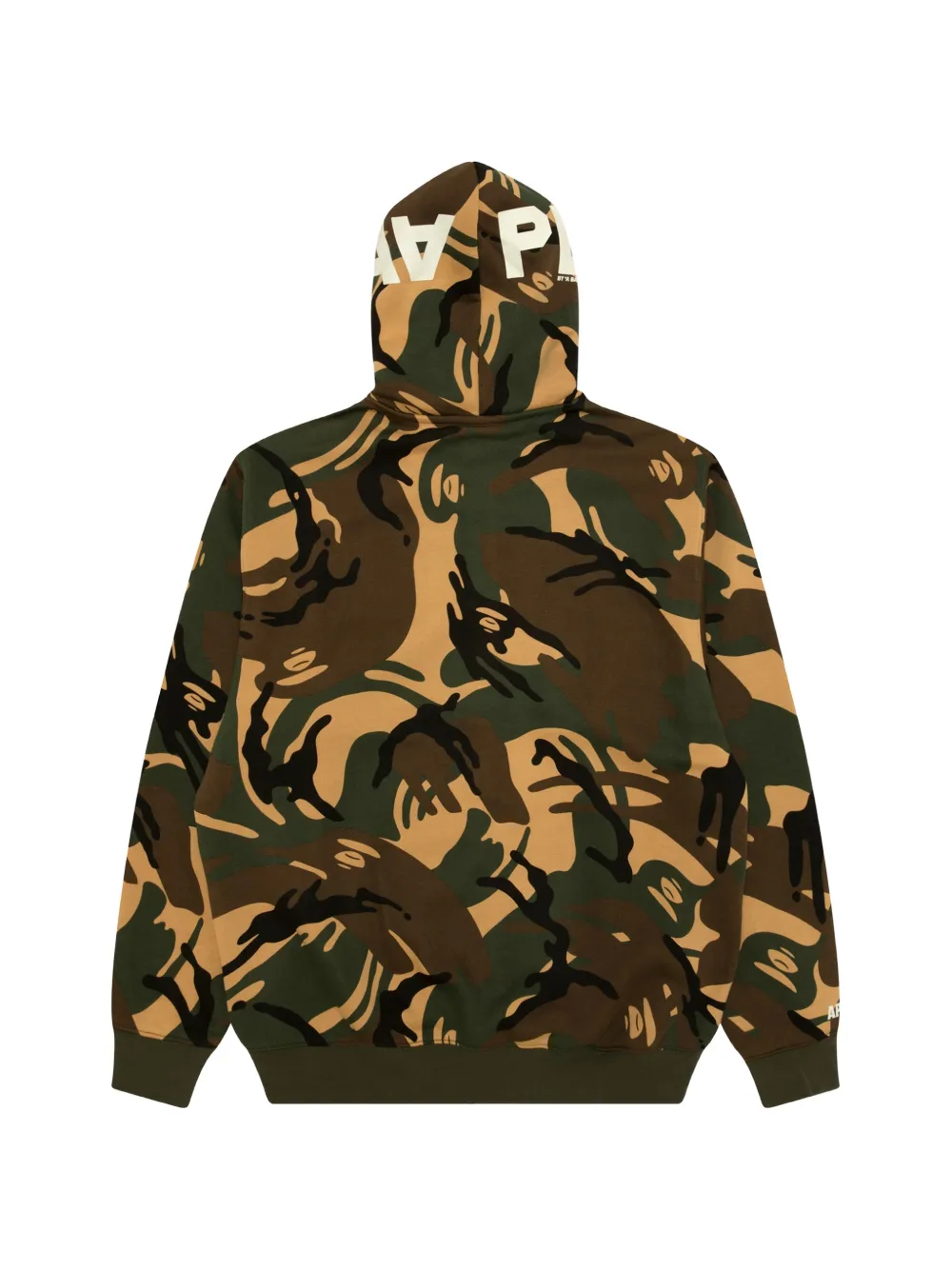 AAPE BY *A BATHING APE camouflage-print logo-print hoodie Bruin