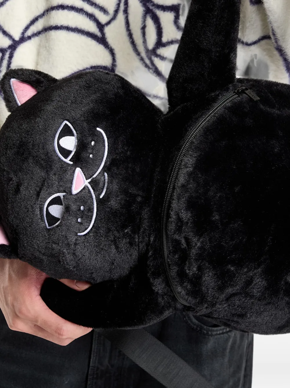 Ripndip Lord Jermal plush backpack Zwart