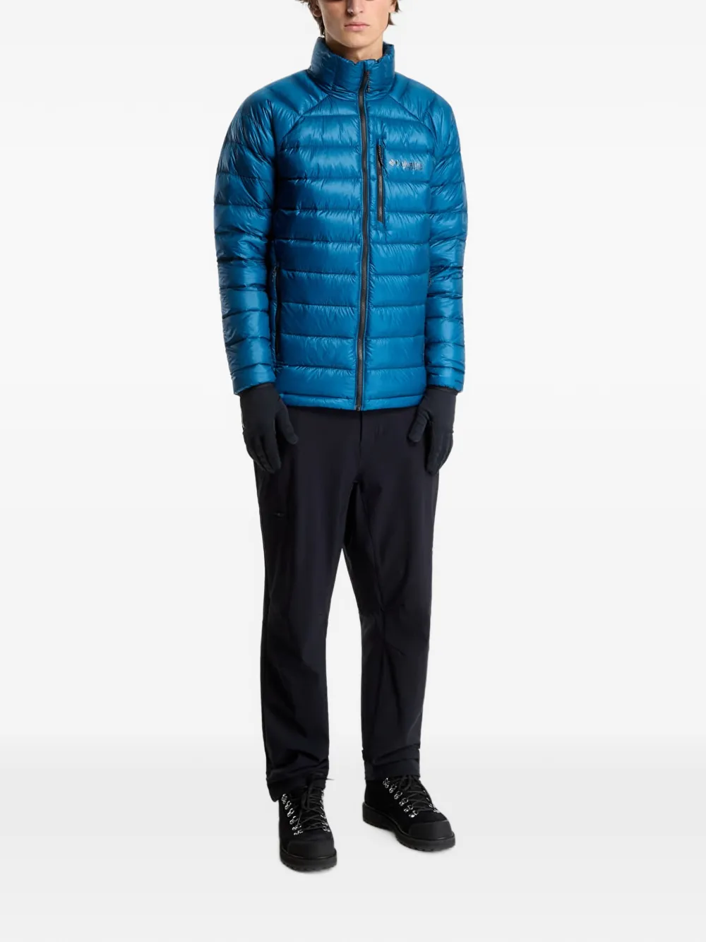 Columbia Arctic Crest quilted down jacket Blauw