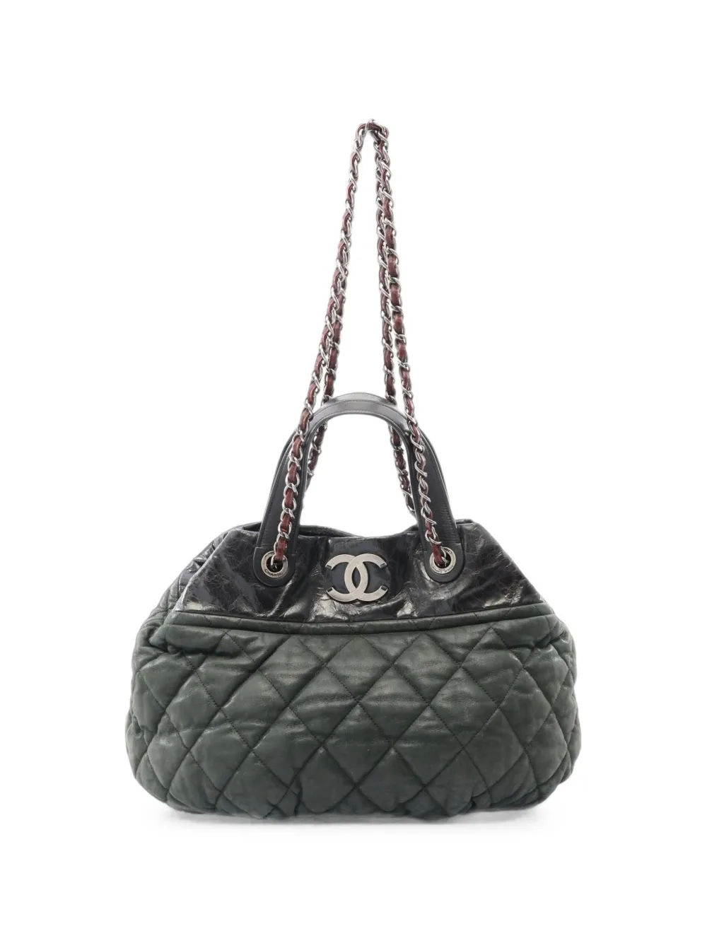 CHANEL Pre-Owned 2009-2010 interlocking-CC tote bag - Nero