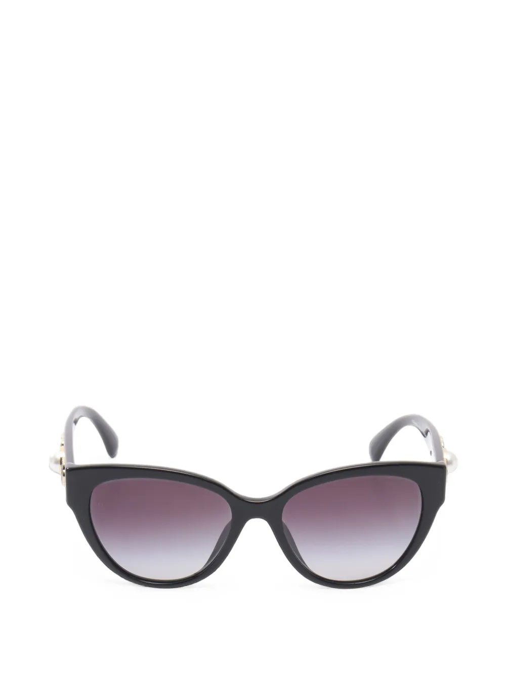 CHANEL Pre-Owned 1986-1988 Coco Mark sunglasses - Noir CHANEL Pre-Owned 1986-1988 Coco Mark sunglasses - Noir