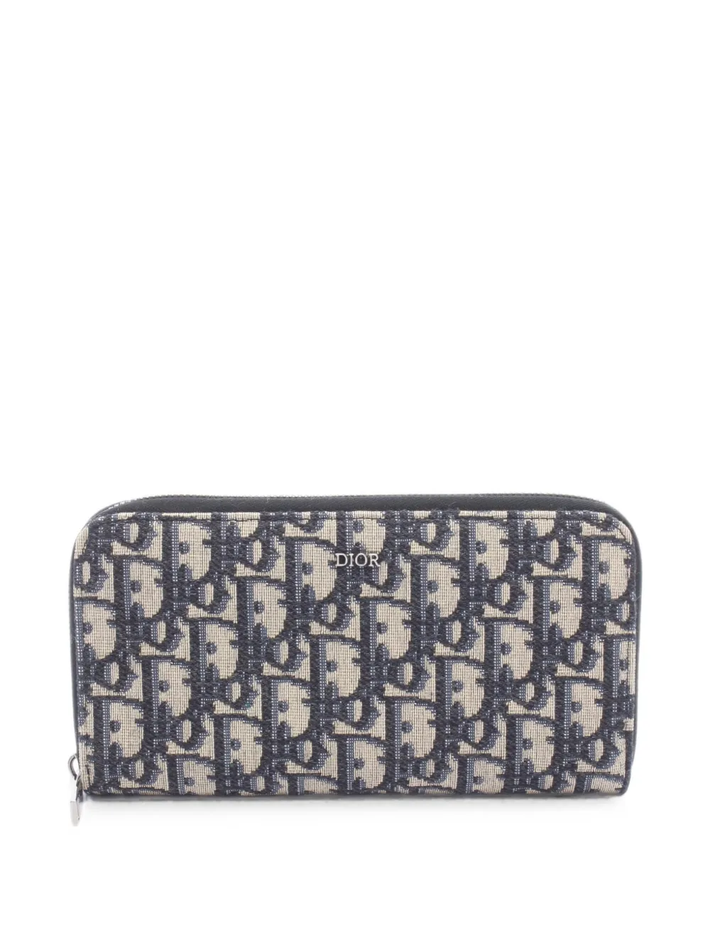 Christian Dior Pre-Owned 2010s Oblique wallet - Blau