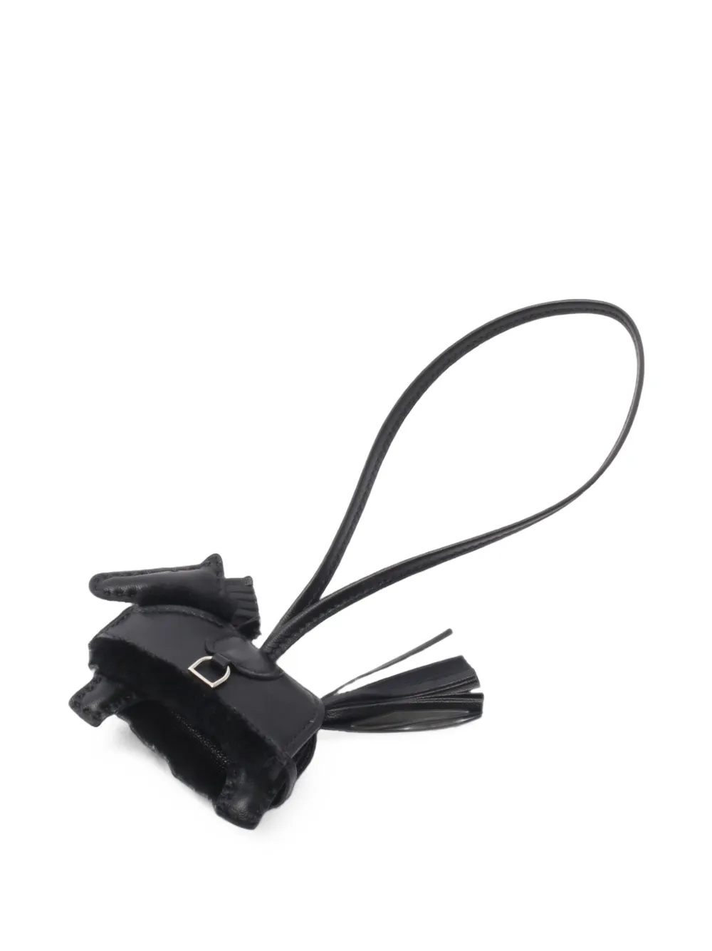 Hermès Pre-Owned Rodeo Robeo Plash PM leather charm - Schwarz
