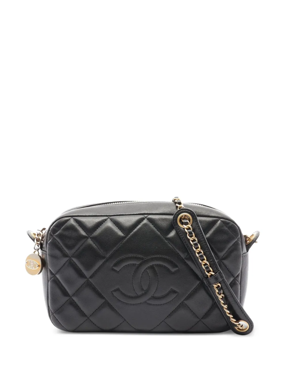 CHANEL Pre-Owned 2014 interlocking-CC shoulder bag - Schwarz