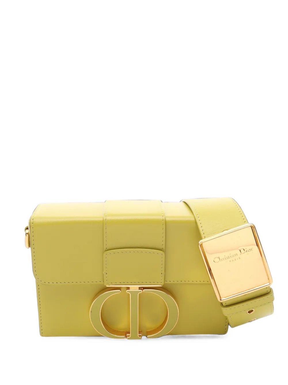 Christian Dior Pre-Owned 2010s 30 Montaigne box shoulder bag - Giallo
