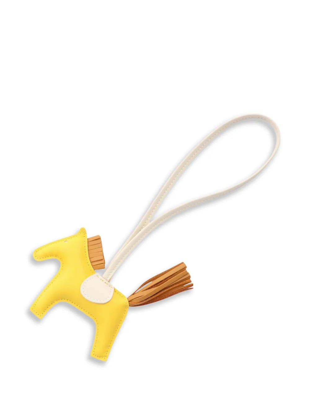 Hermès Pre-Owned Rodeo PM horse bag charm - Gelb