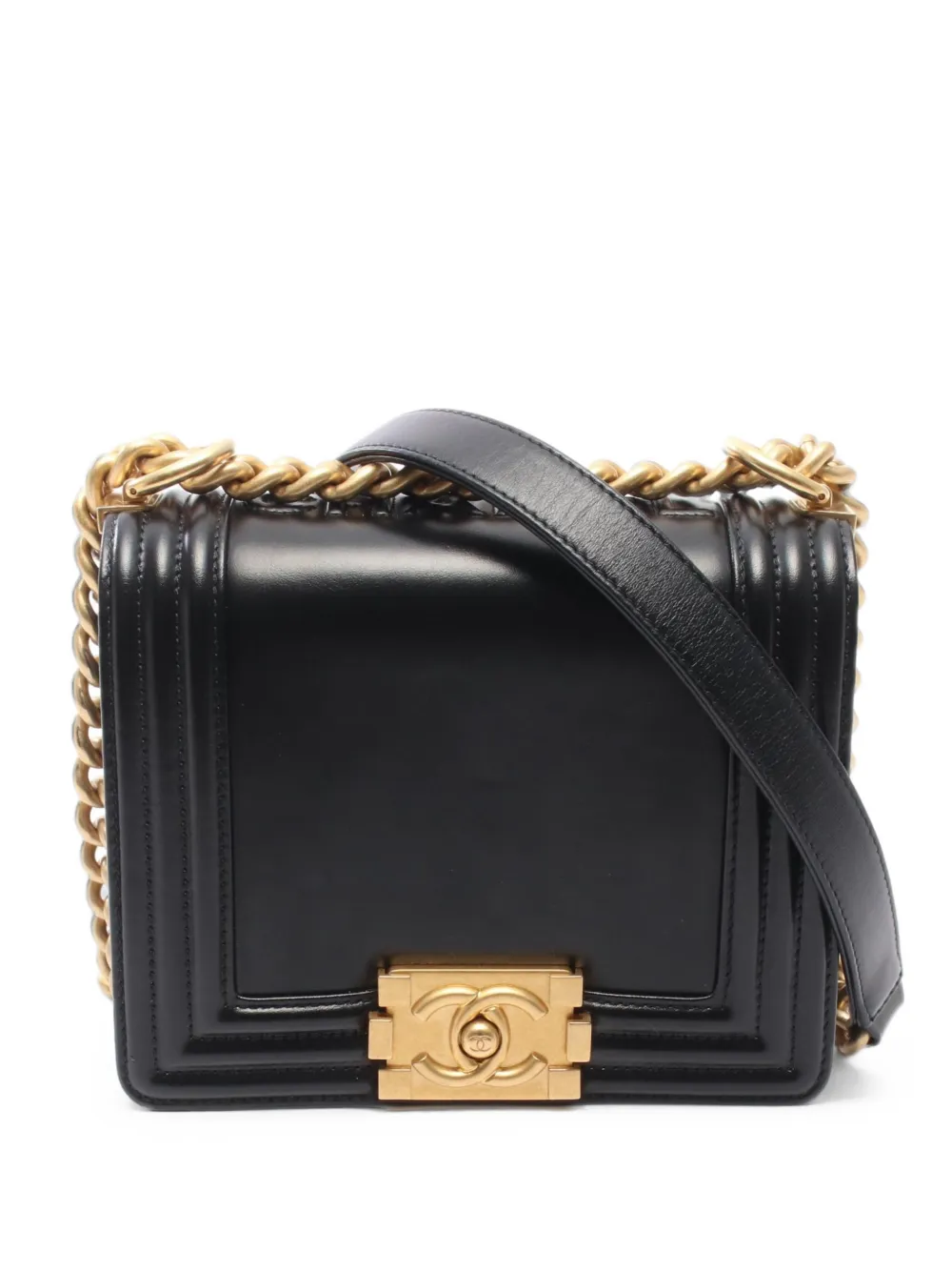 CHANEL Pre-Owned 2021 Boy Chanel shoulder bag - Nero