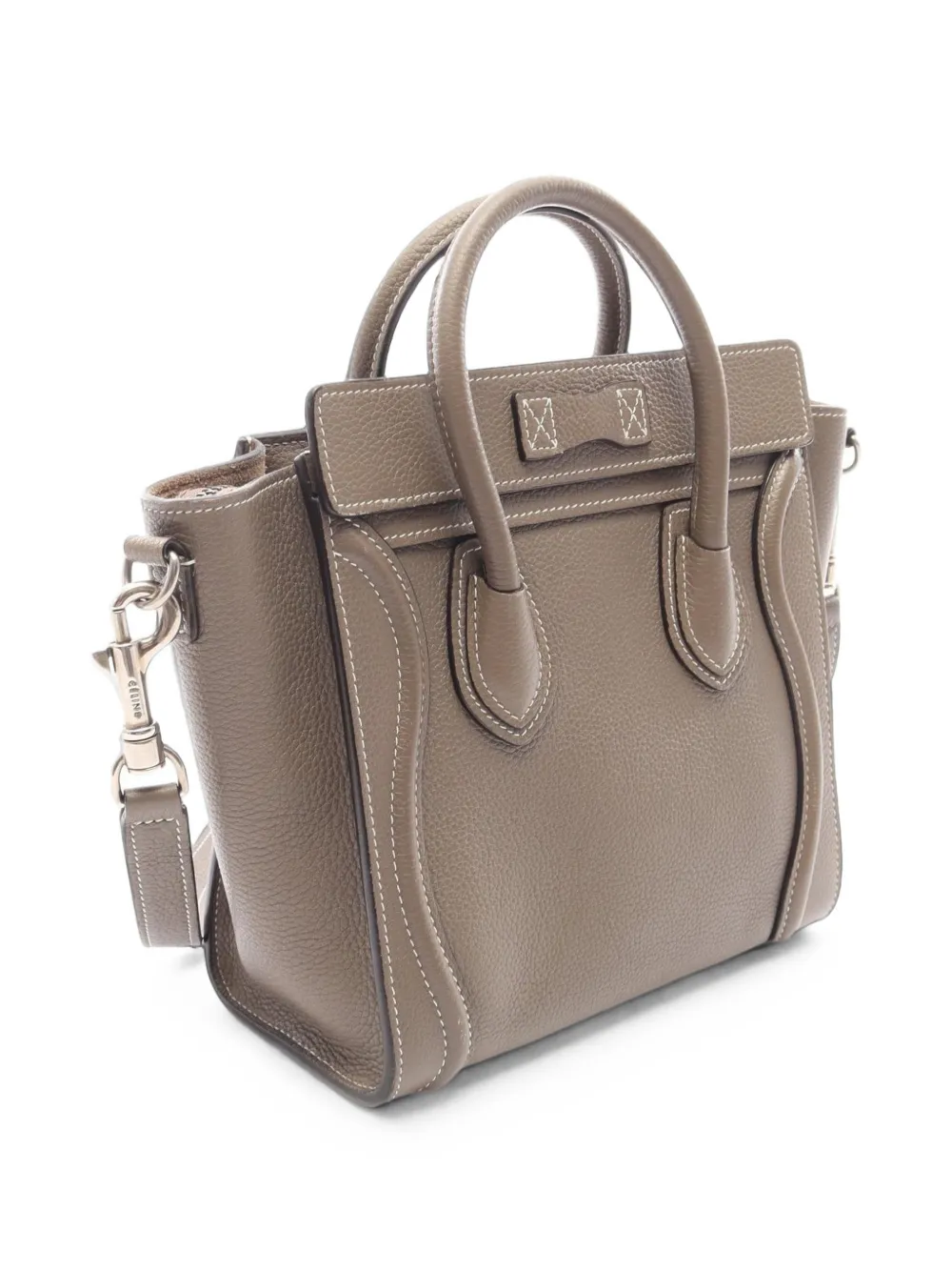 Celine Pre-Owned 2000s Nano Luggage shopper Bruin