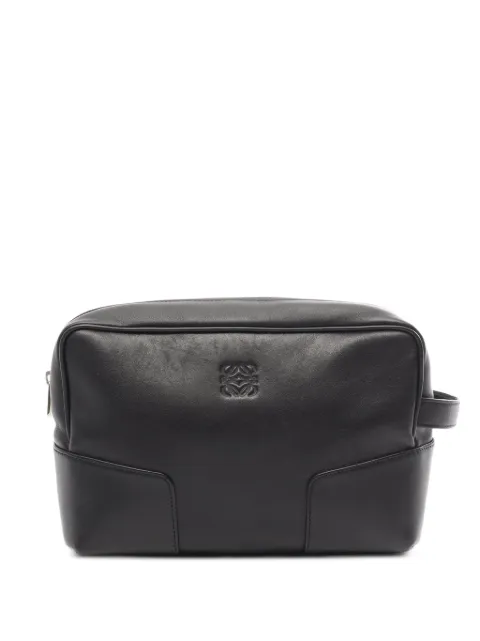 Loewe Pre-Owned pochette Anagram en cuir (années 2010)