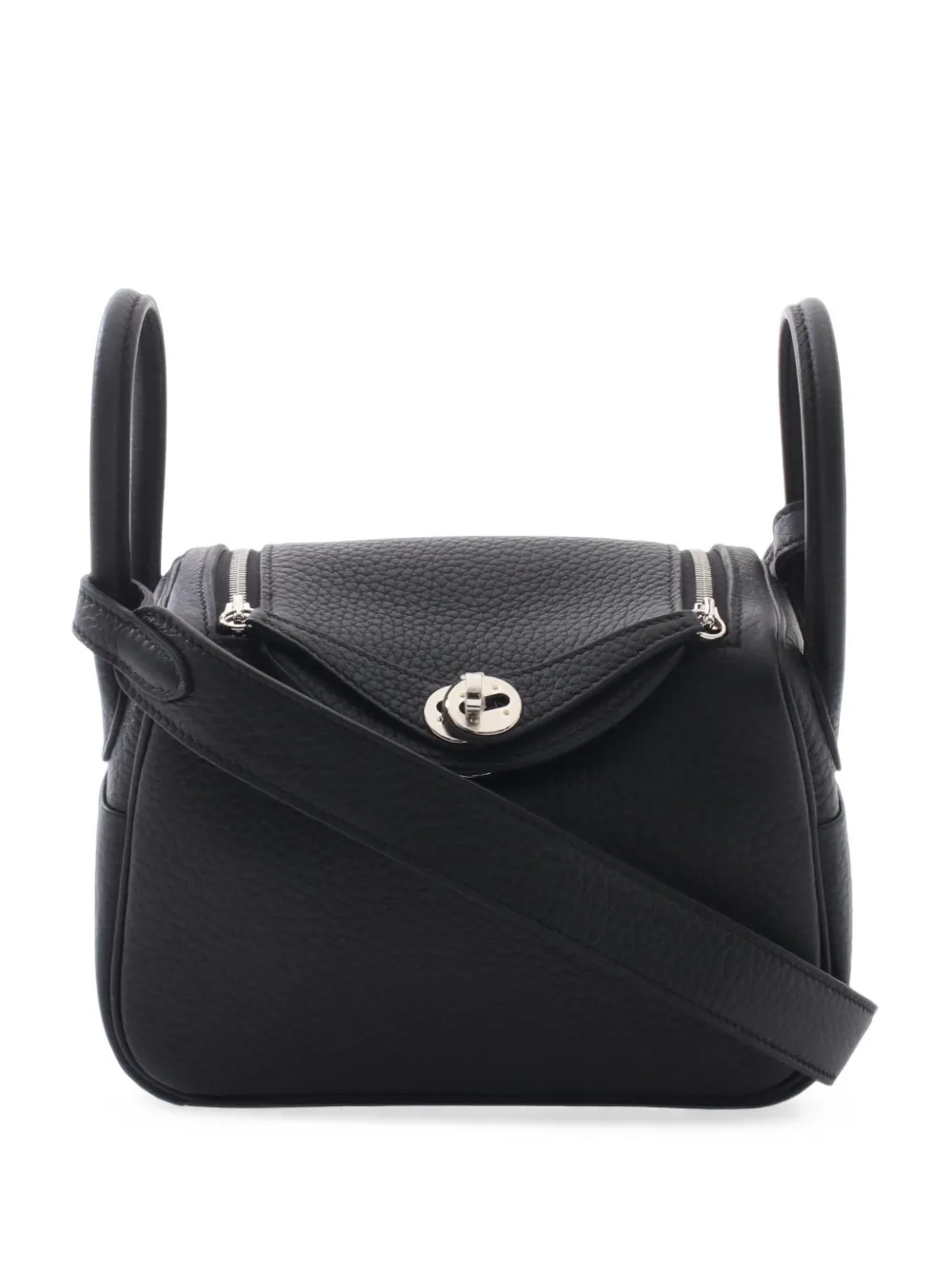 Hermès Pre-Owned 2026 mini Lindy shoulder bag - Schwarz