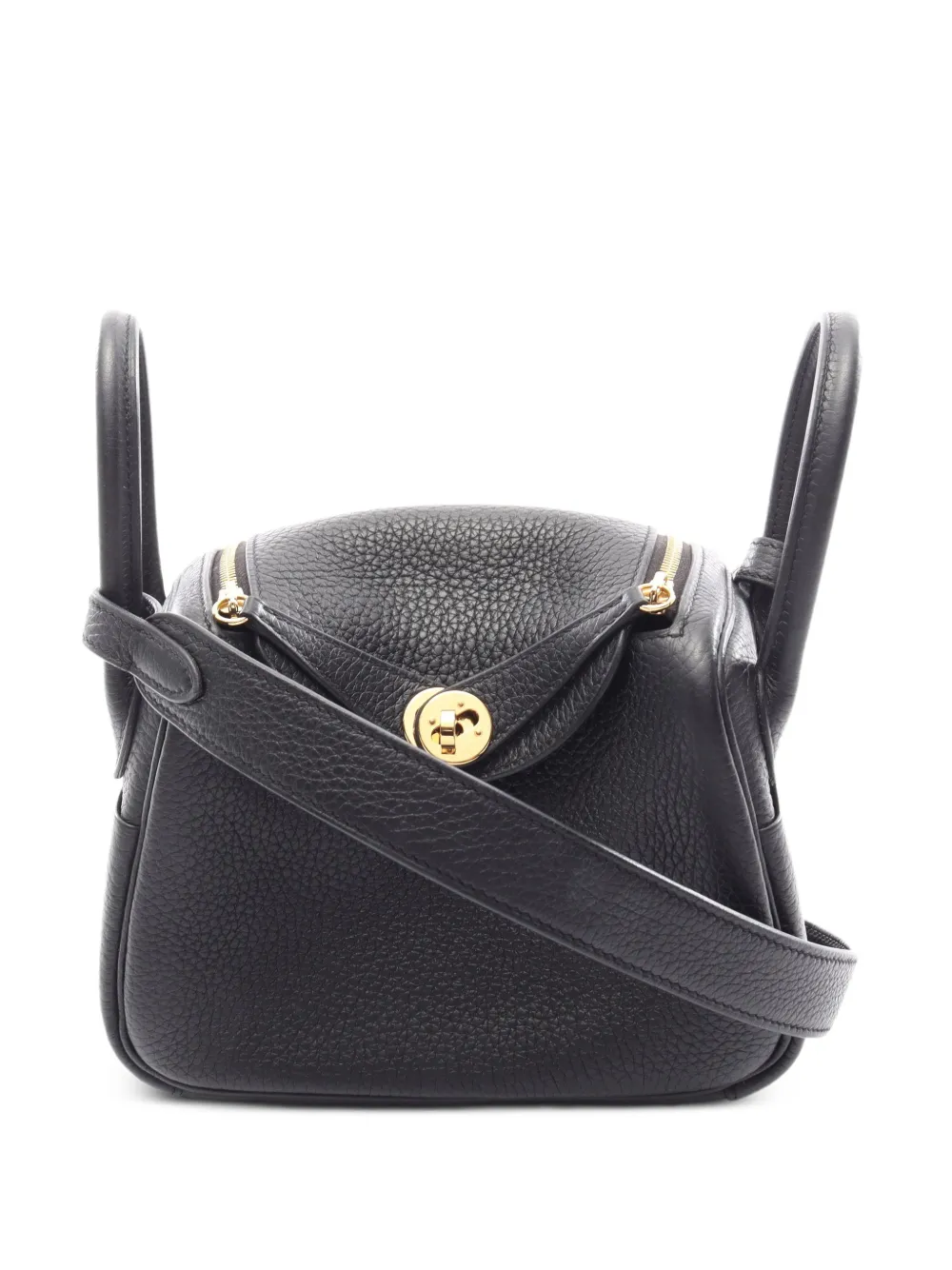 Hermès Pre-Owned 2021 mini Lindy shoulder bag - Schwarz
