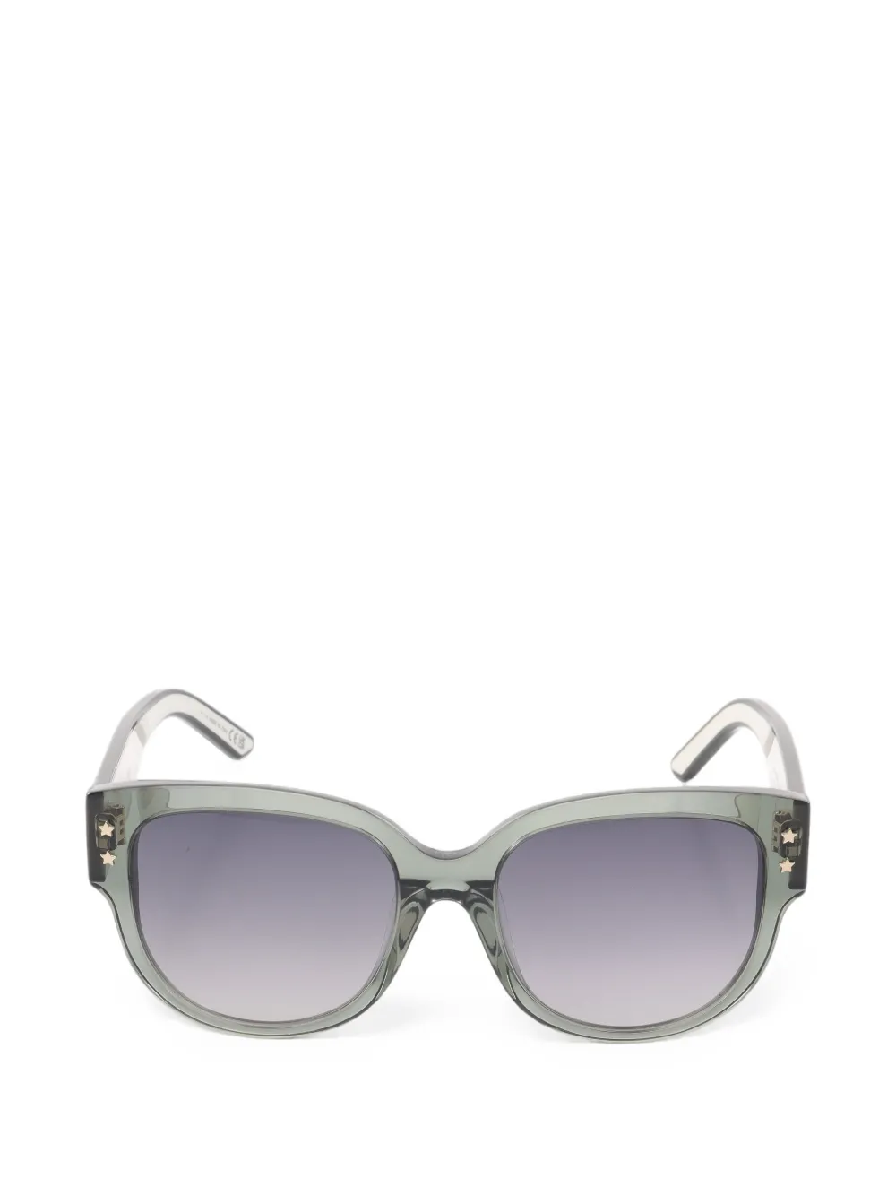 Christian Dior Pre-Owned 2010s DiorPacific square-frame sunglasses - Vert Christian Dior Pre-Owned 2010s DiorPacific square-frame sunglasses - Vert