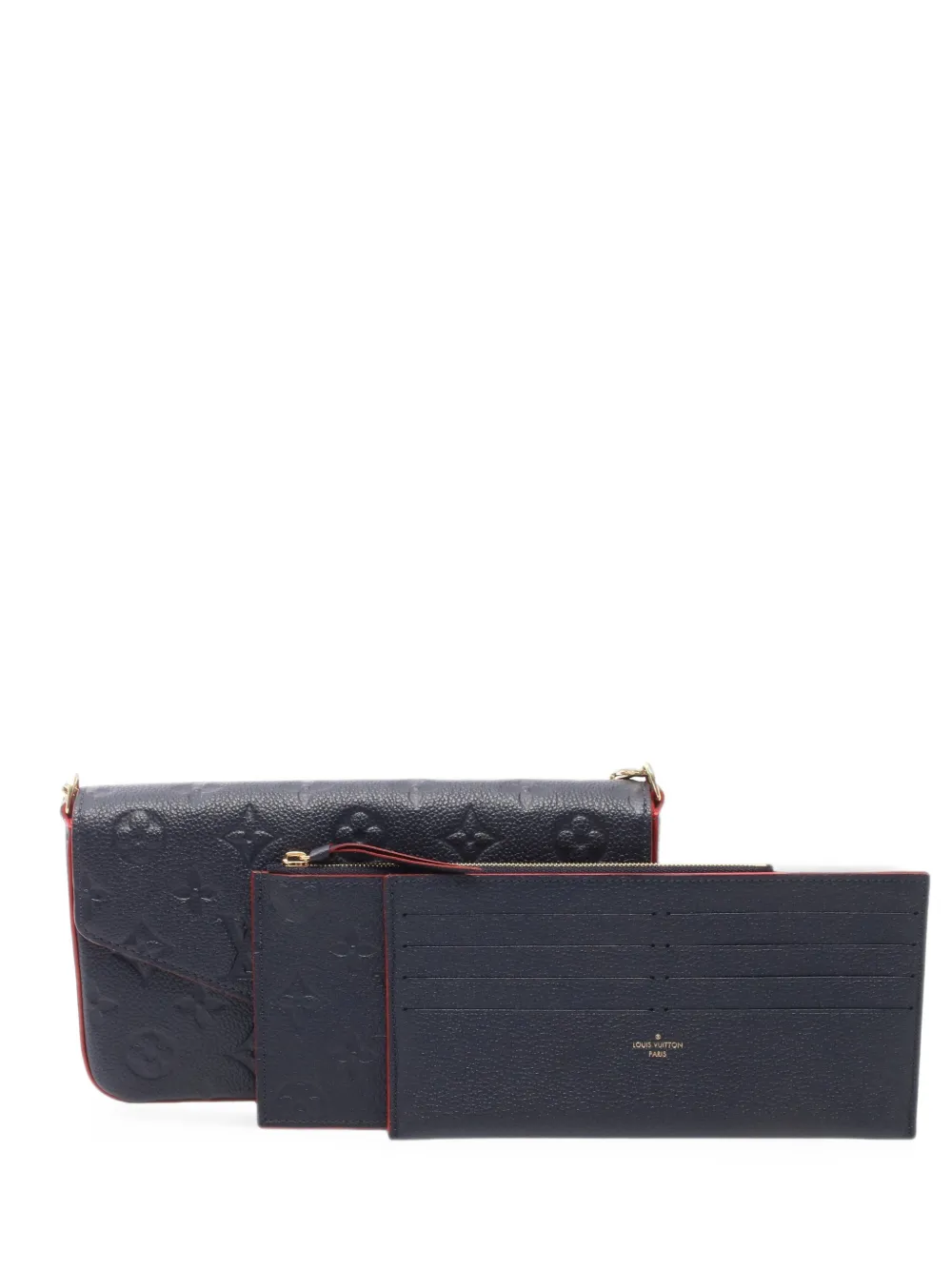 Louis Vuitton Pre-Owned 2021s Empreinte Felicie monogram chain-strap shoulder bag - Blau