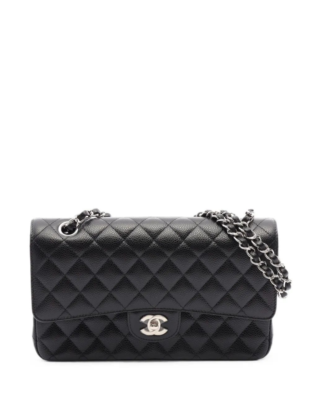 CHANEL Pre-Owned 2018-2019 Matelassé Caviar shoulder bag - Nero